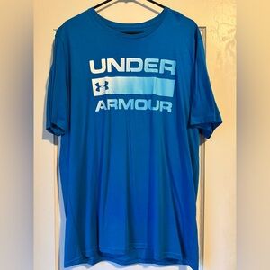 Extra Large Blue Under Armour Graphic Tee